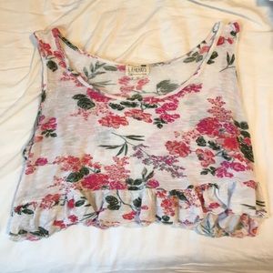 floral crop top
